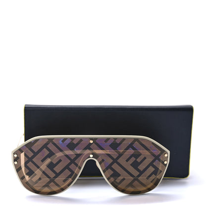 Fendi FF Fabulous Shield Sunglasses FF M0039/G/S Black 8 of 8