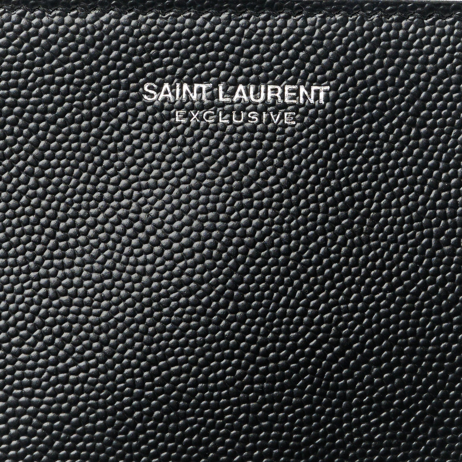 Saint Laurent Grain De Poudre Zipped Tablet Holder Black 8 of 9