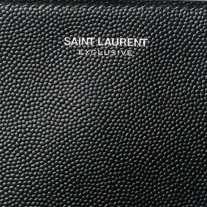 Saint Laurent Grain De Poudre Zipped Tablet Holder Black 8 of 9