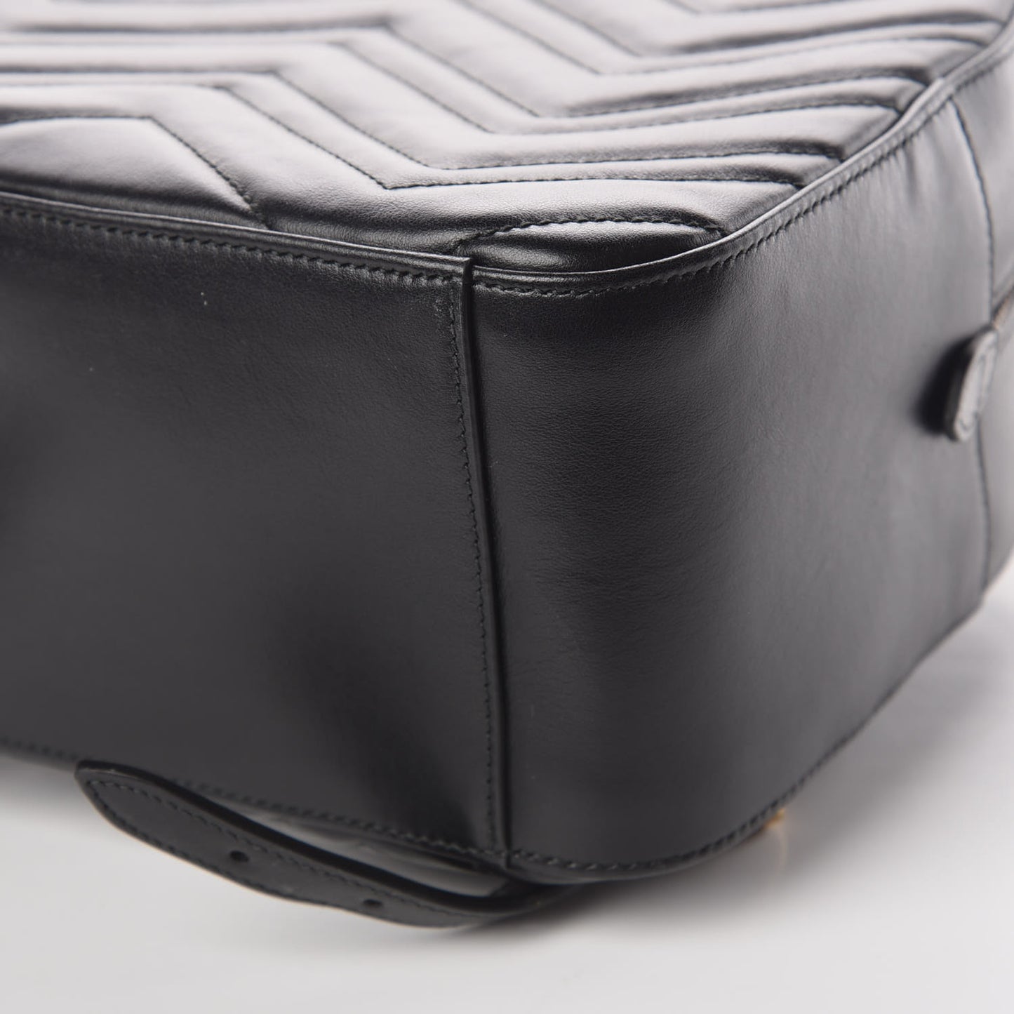 Calfskin Matelasse GG Marmont Backpack Black