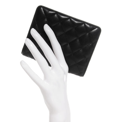 Chanel Lambskin Quilted Compact Wallet 2 of 8