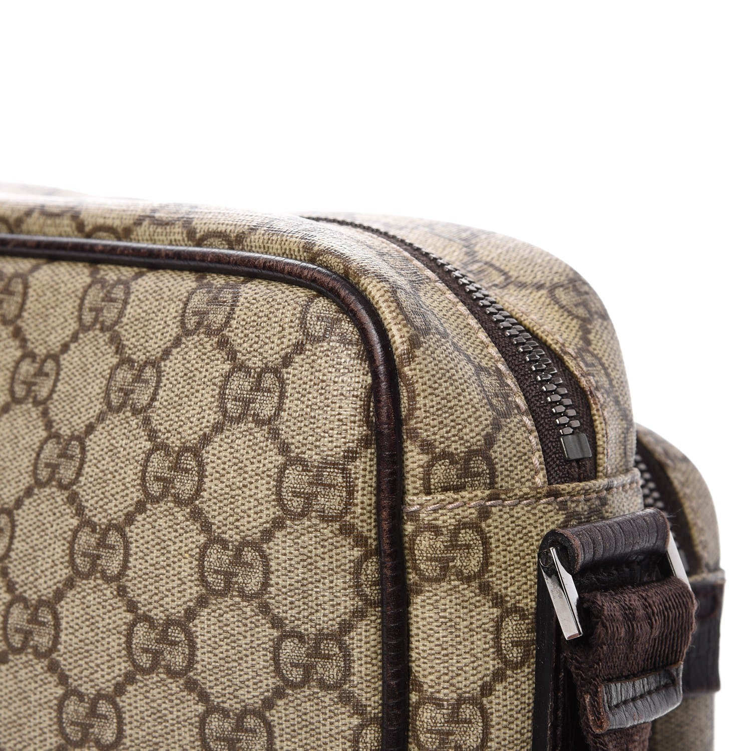 Gucci GG Plus Monogram Camera Bag Dark Brown 16 of 22