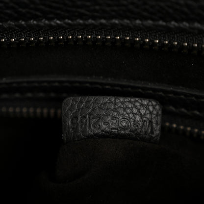 Celine Drummed Calfskin Mini Luggage Black 7 of 12
