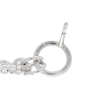Hermes Sterling Silver PM Farandole Earrings 4 of 4