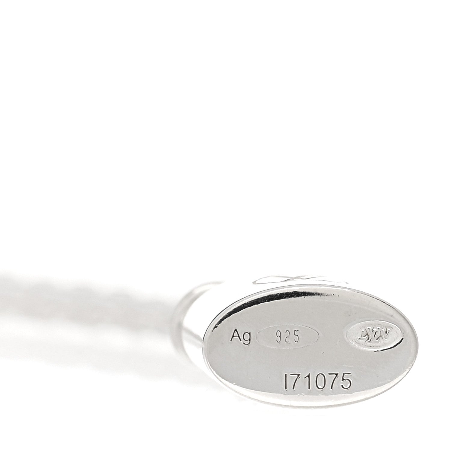 Louis Vuitton Sterling Silver Lockit Bracelet 3 of 4