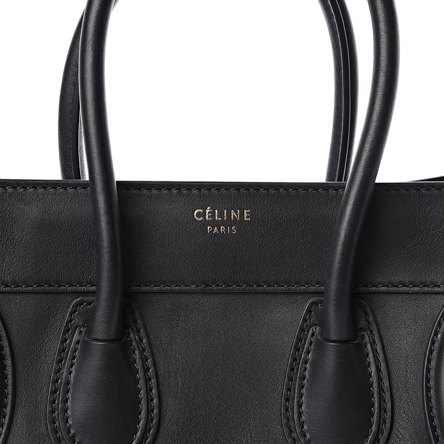 Smooth Calfskin Micro Luggage Black