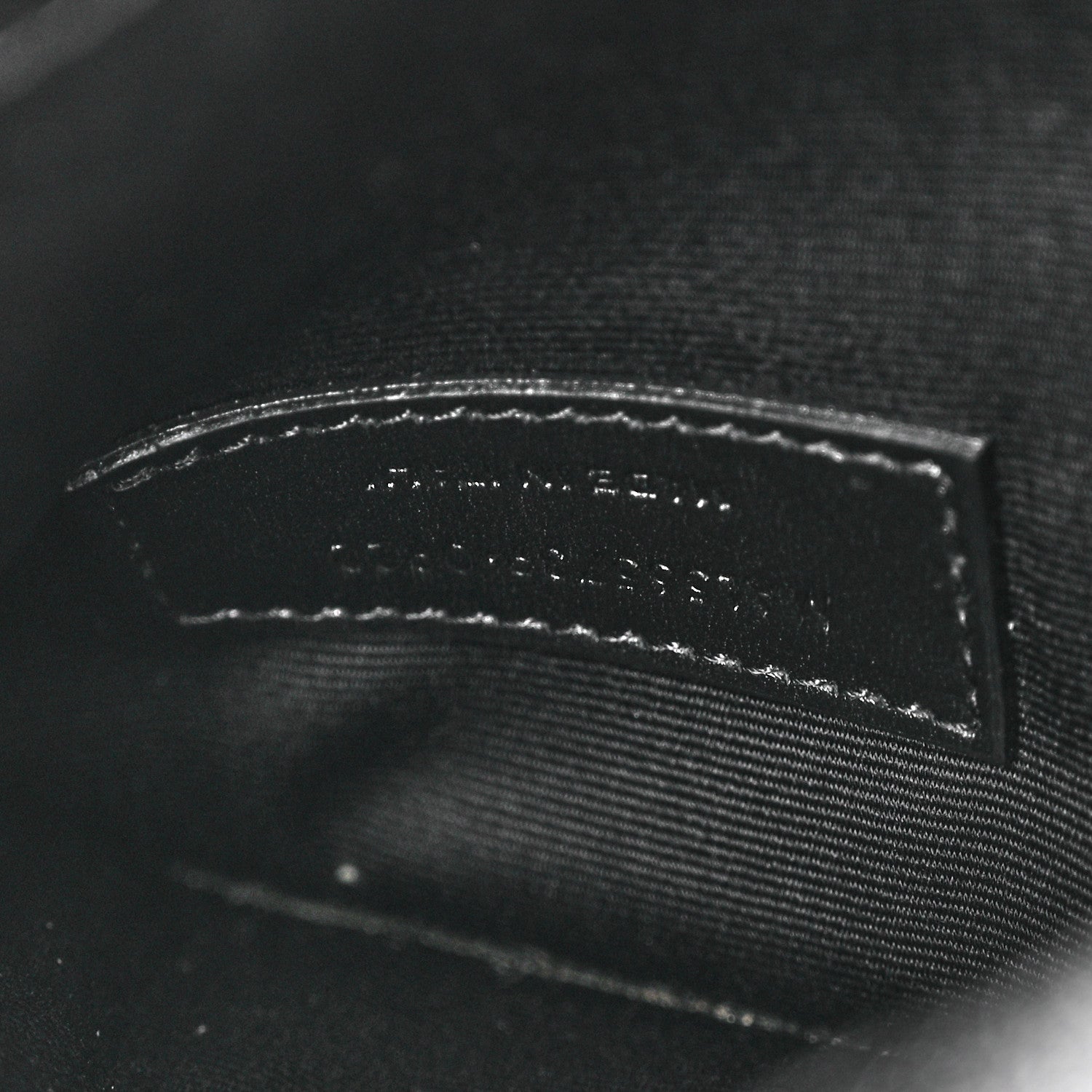 Saint Laurent SAINT LAURENT Grain De Poudre Uptown Pouch Black 7 of 8