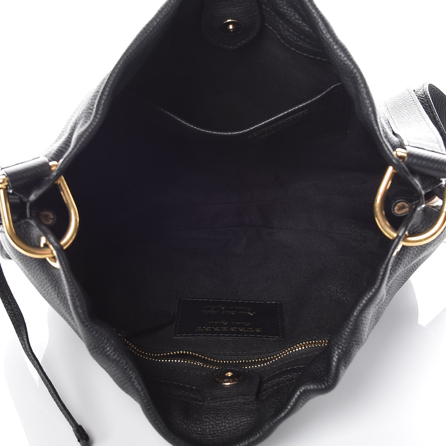 Burberry Grainy Calfskin House Check Small Bingley Black 7 of 13