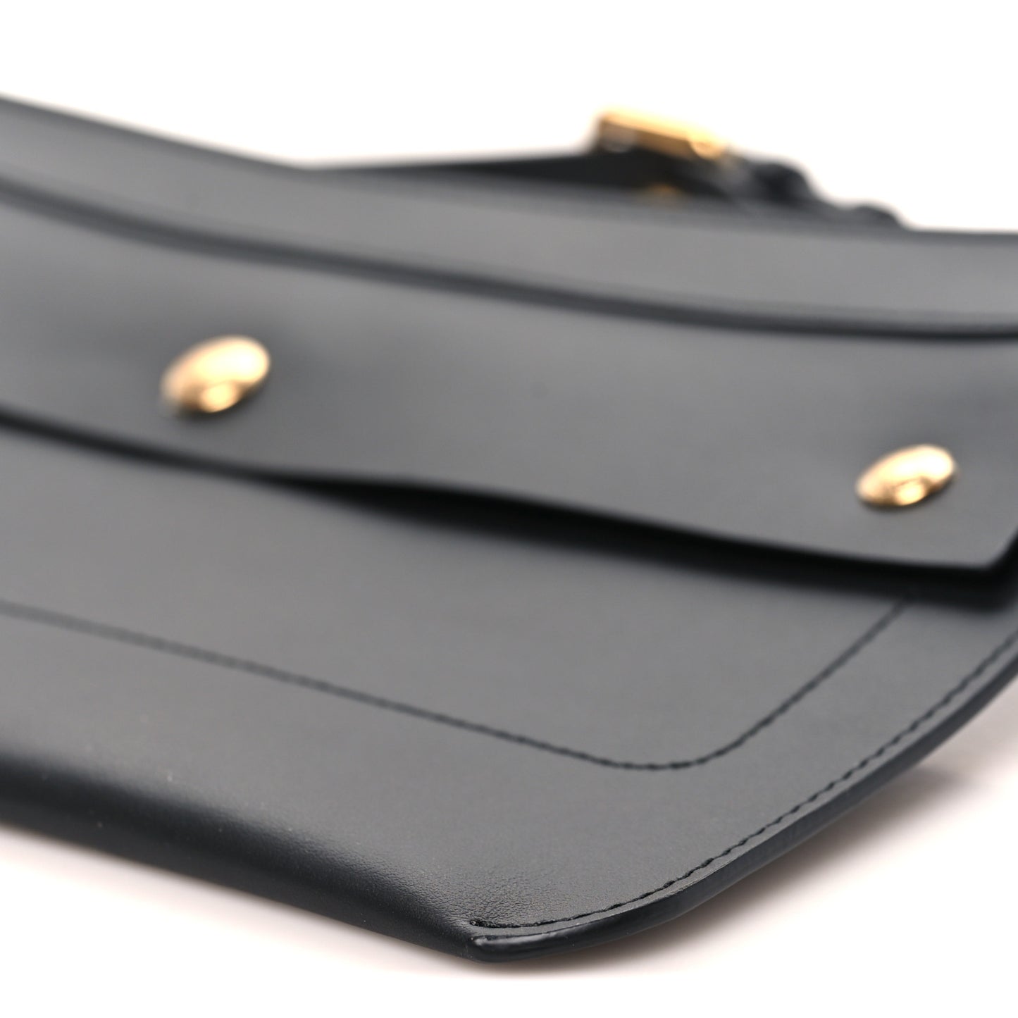 Calfksin Slim Belt Bag Black