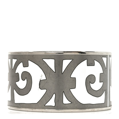 Hermes Enamel Printed Extra Wide Balcons du Guadalquivir Bracelet 65 3 of 5