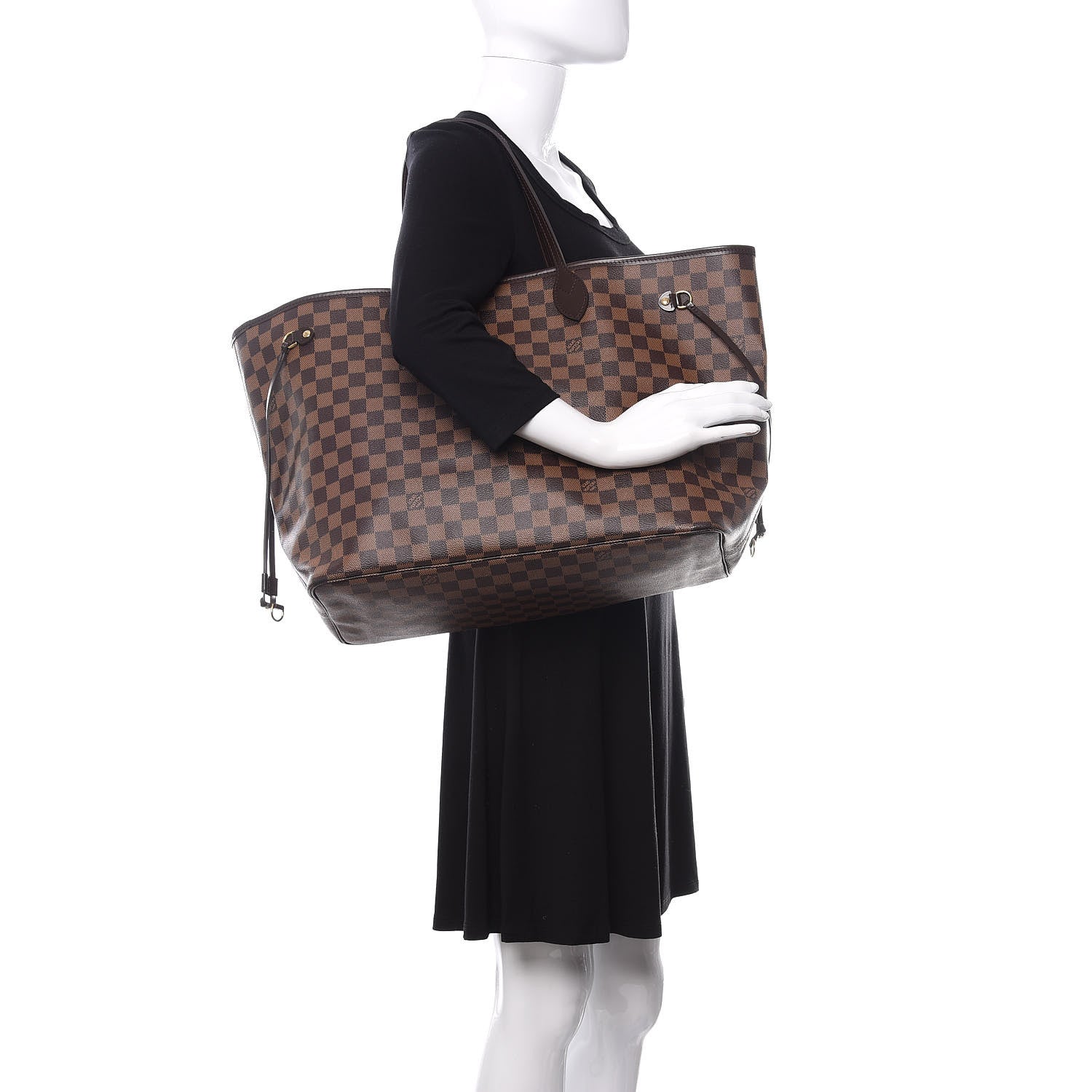 Louis Vuitton Damier Ebene Neo Neverfull GM 2 of 15