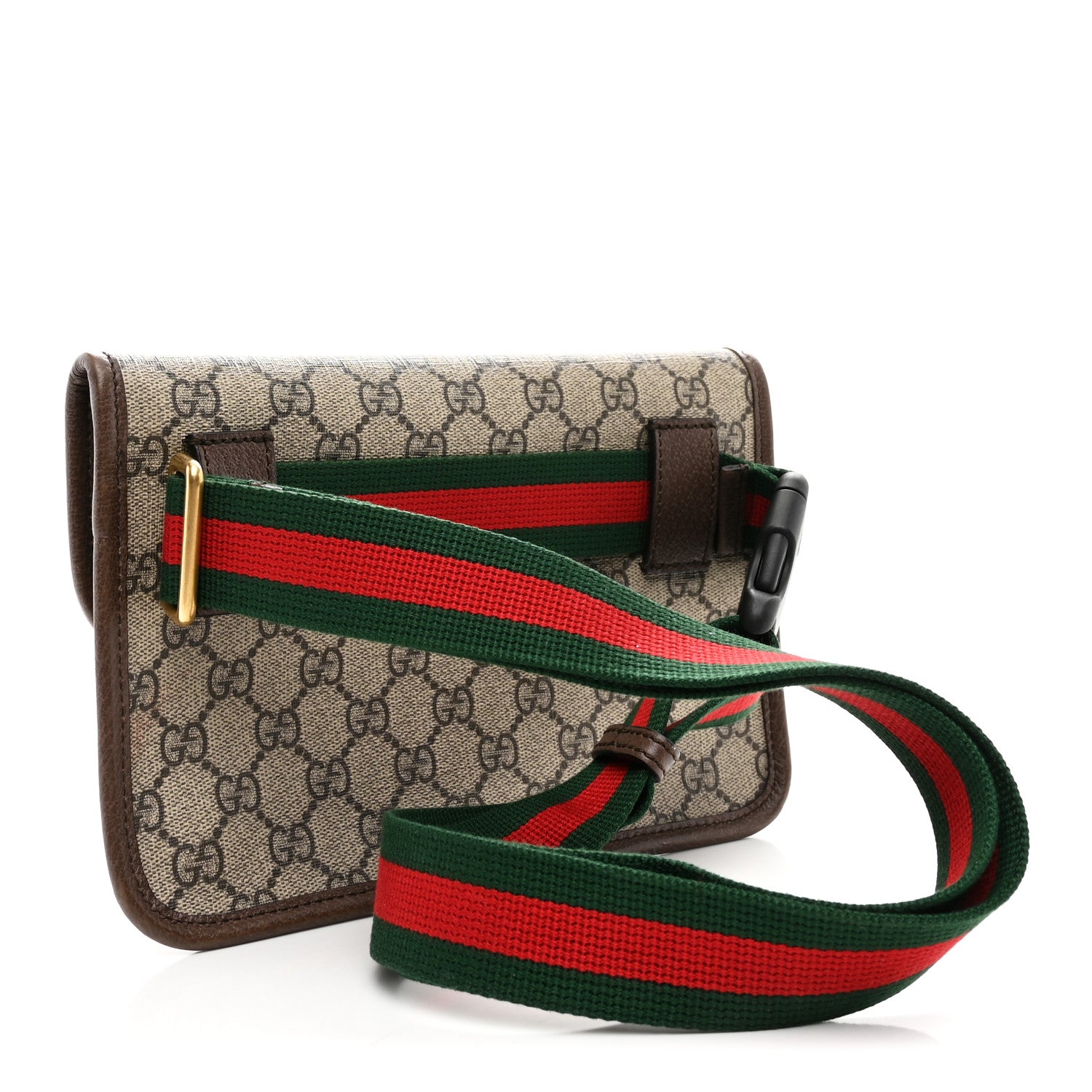 Gucci GG Supreme Monogram Neo Vintage Web Belt Bag Brown 3 of 10