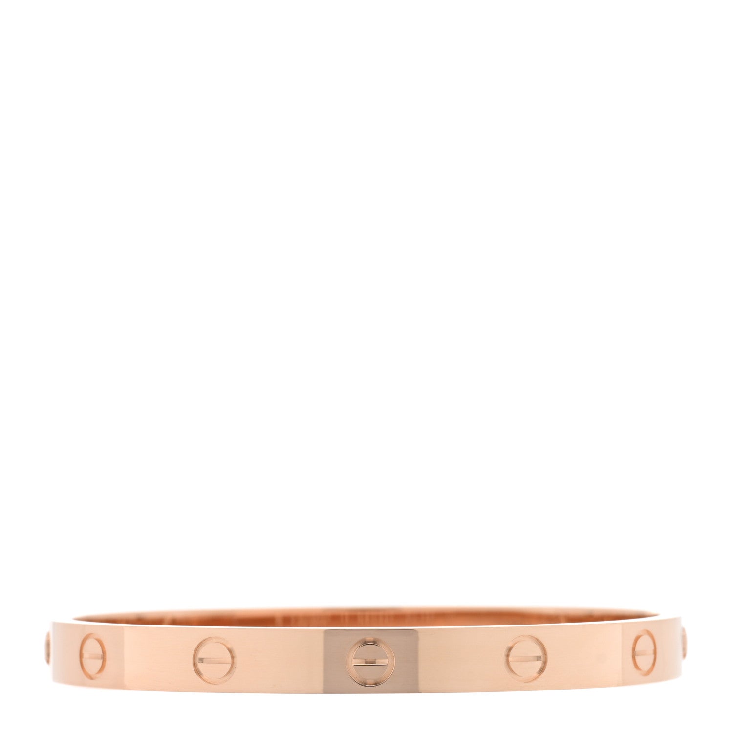 Cartier 18K Pink Gold LOVE Bracelet 17 2 of 7