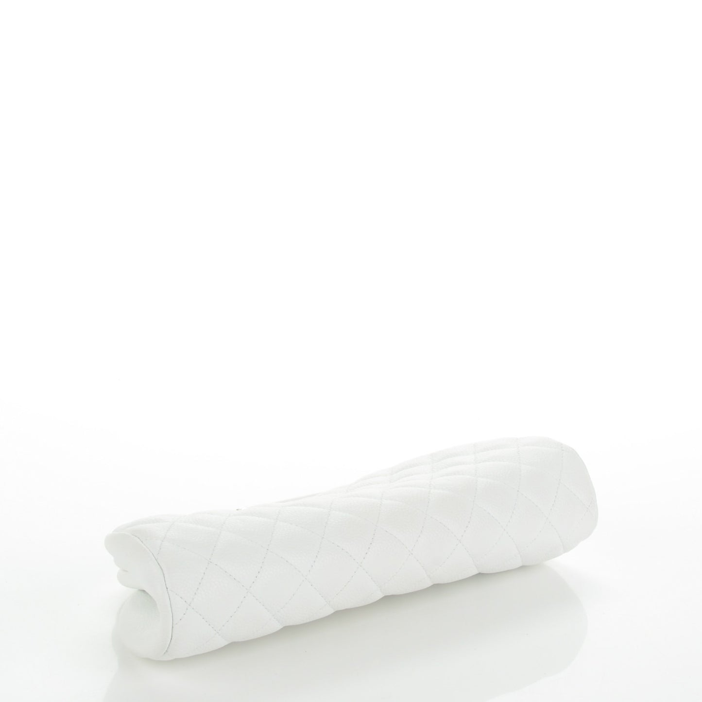Caviar Quilted Timeless Clutch White