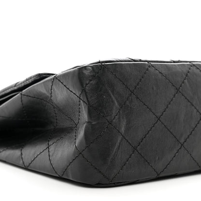Chanel Aged Calfskin Quilted 2.55 Reissue 227 Flap Black 9 of 11