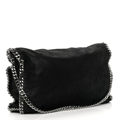 Stella McCartney Shaggy Deer Falabella Fold Over Tote Black 3 of 10