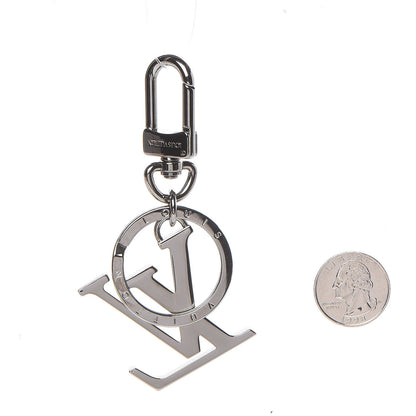 Louis Vuitton LV Initials Inlay Key Chain Holder Blue 2 of 3