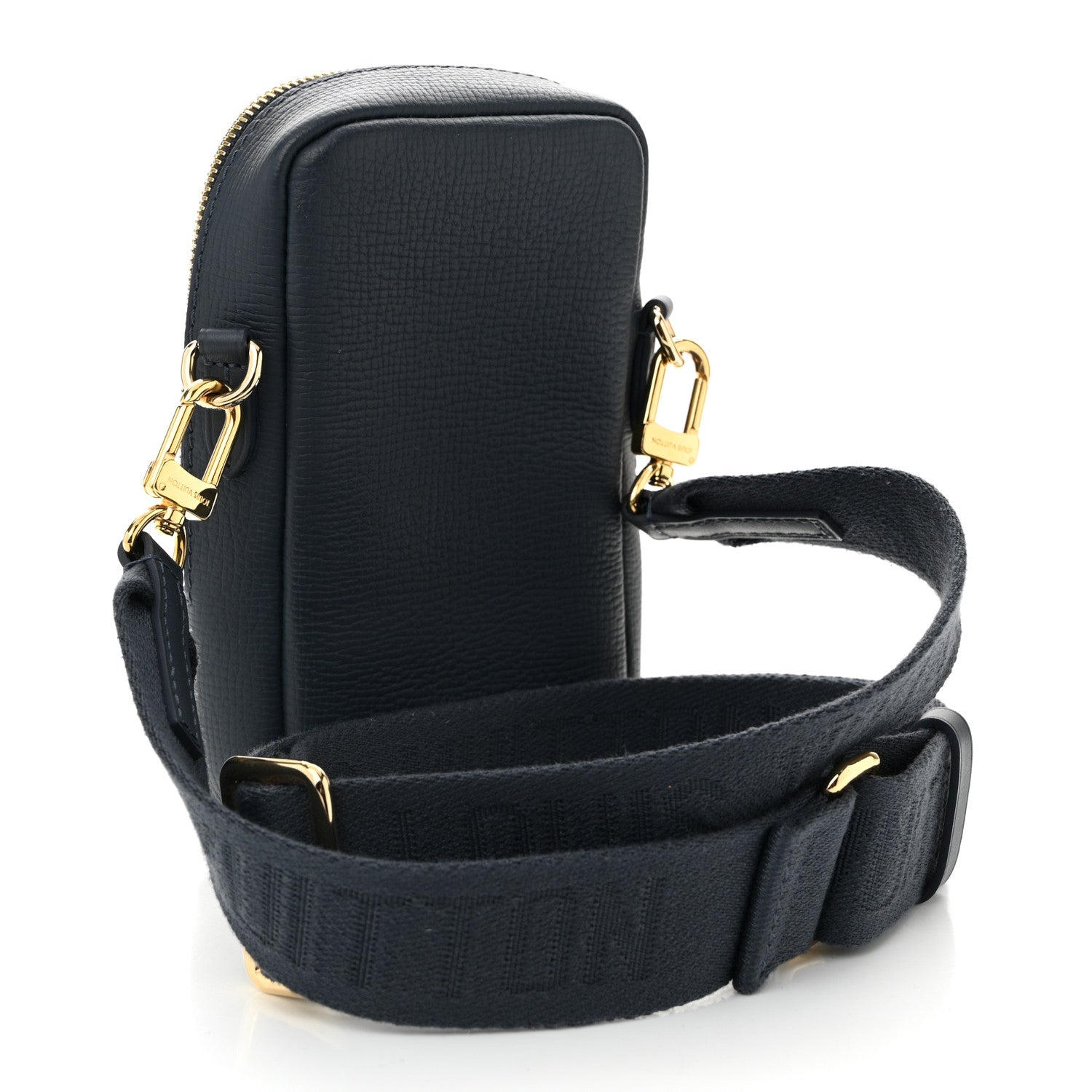 Louis Vuitton X NIGO Denim Monogram Flat Double Phone Pouch 3 of 10