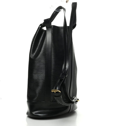 Louis Vuitton Epi Randonnee PM Black 3 of 8