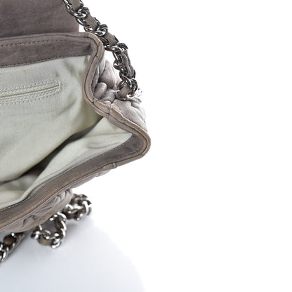 Chanel Washed Lambskin Quilted Medium Chain Around Messenger Taupe 18 of 24