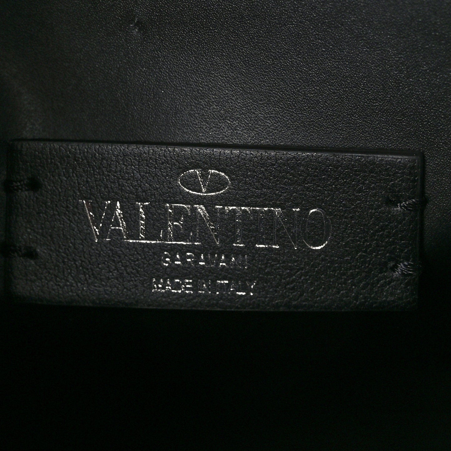 Smooth Calfskin Mens VLogo Messenger Black