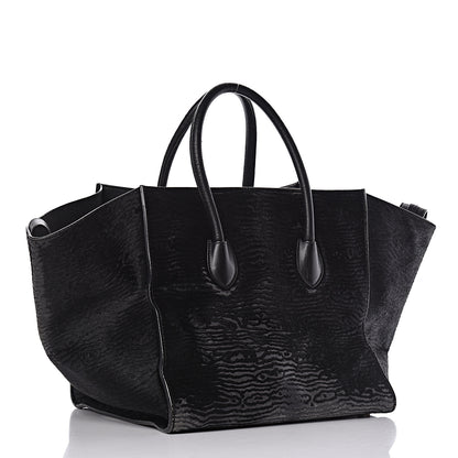Celine Astrakhan Pony Hair Medium Phantom Luggage Black 3 of 23