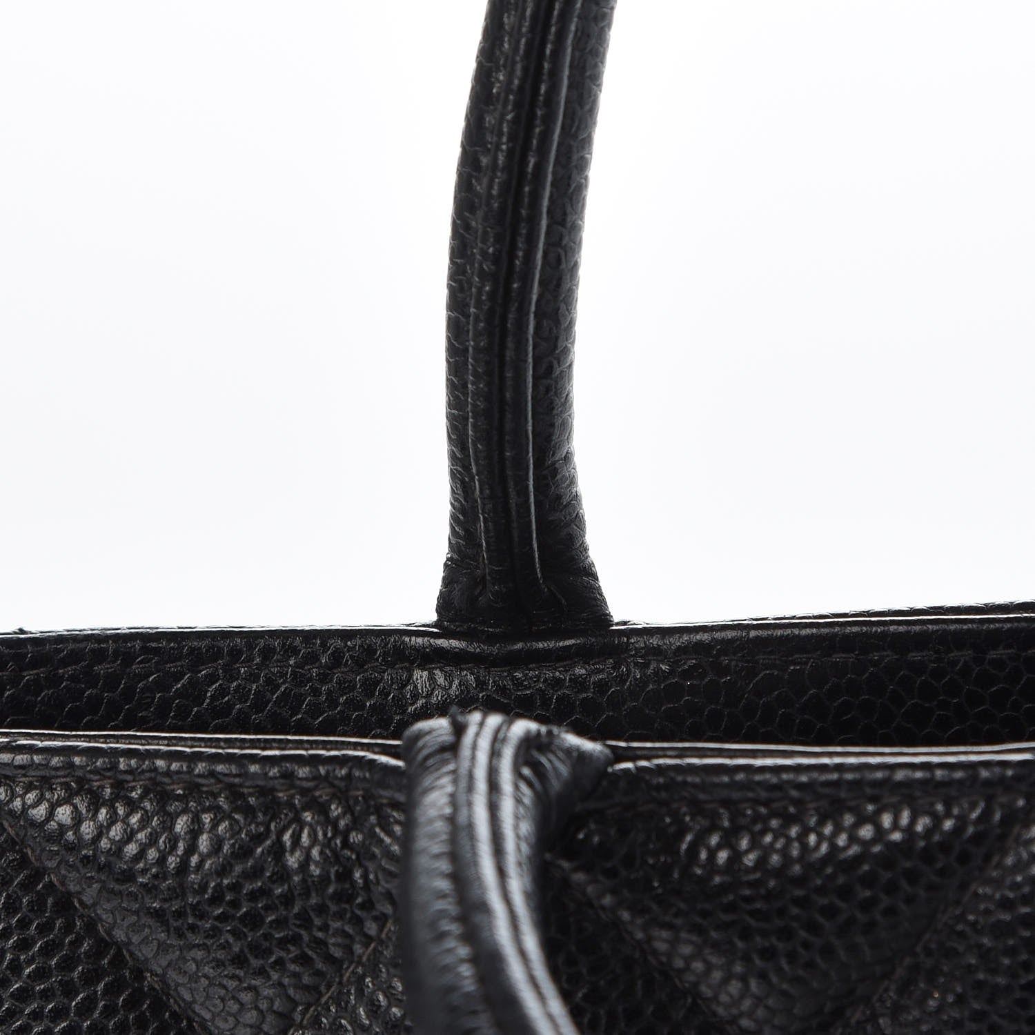 Chanel Caviar Quilted Medallion Tote Black 13 of 20