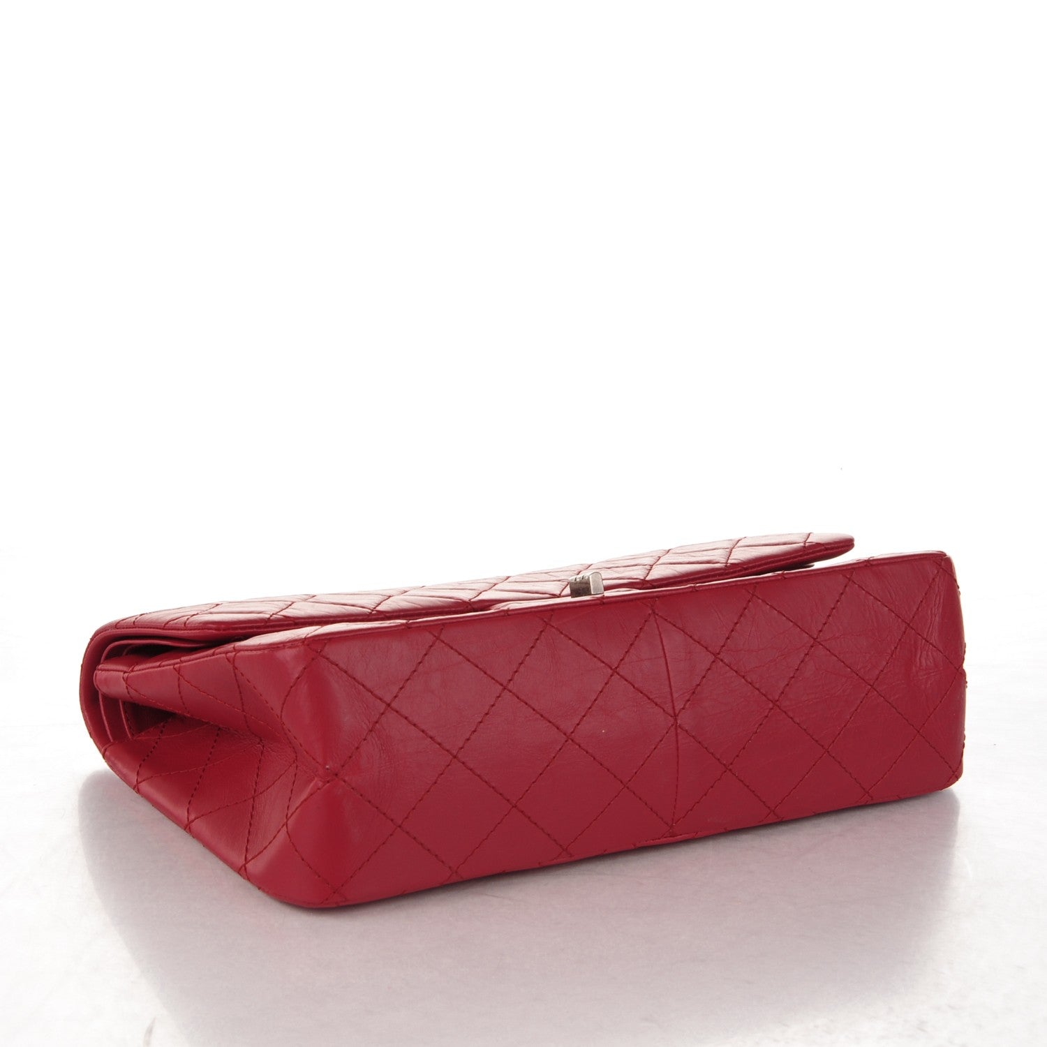 Chanel Aged Calfskin Quilted 2.55 Reissue 227 Flap Red 4 of 7