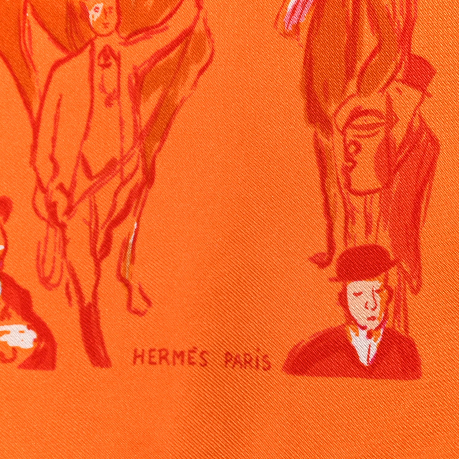 Hermes Silk Paddock Pocket Square 2 of 5