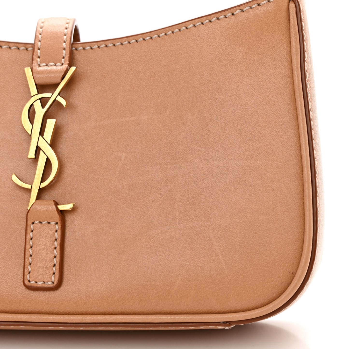 Smooth Calfskin Le 5 A 7 Mini Hobo Vintage Brown