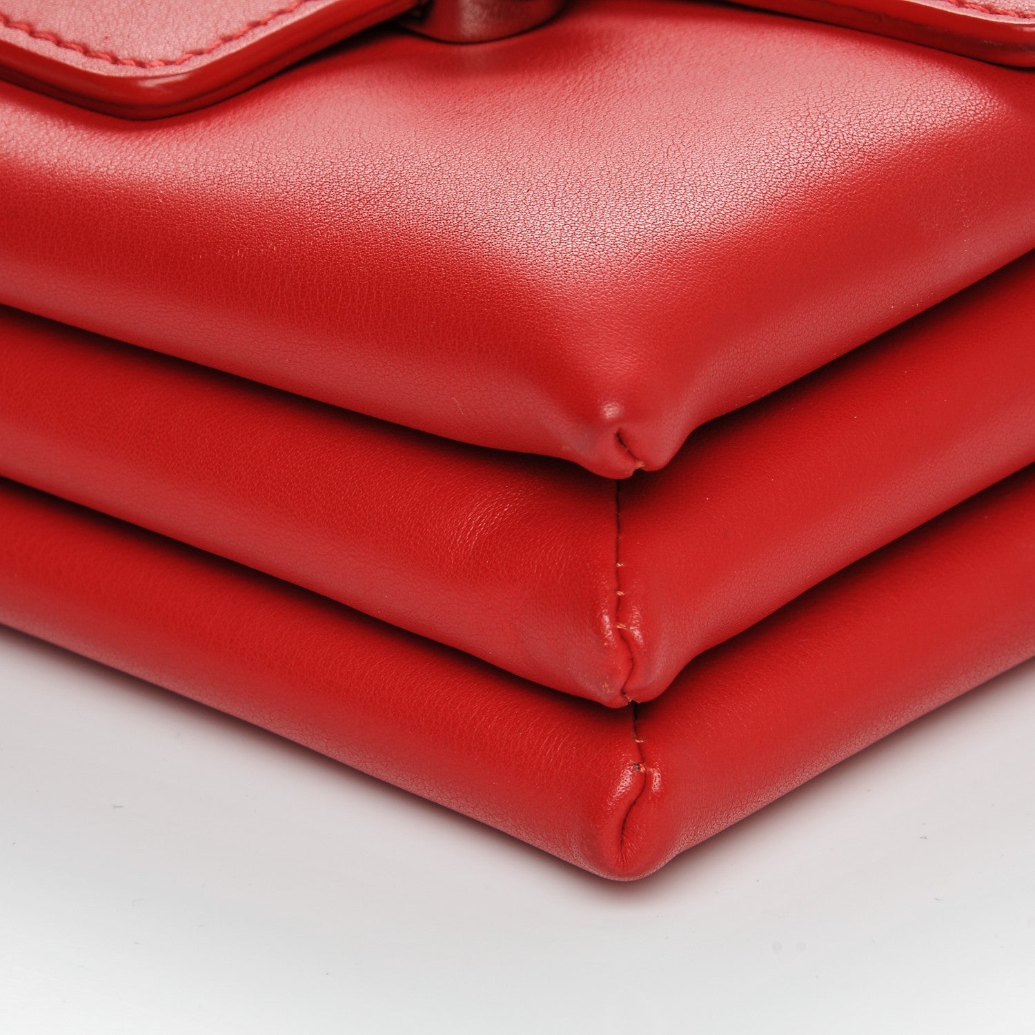 Alexander McQueen Calfskin Twin skull Tote Red 9 of 9