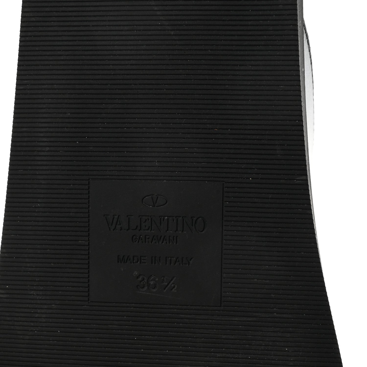 Valentino Garavani Nappa One Stud Slide Sandals 36.5 Black 7 of 10