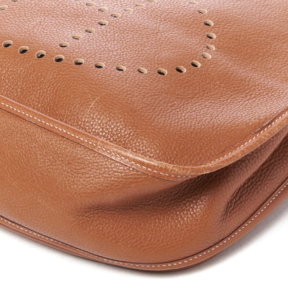 Hermes Taurillon Clemence Evelyne II PM Gold 4 of 8