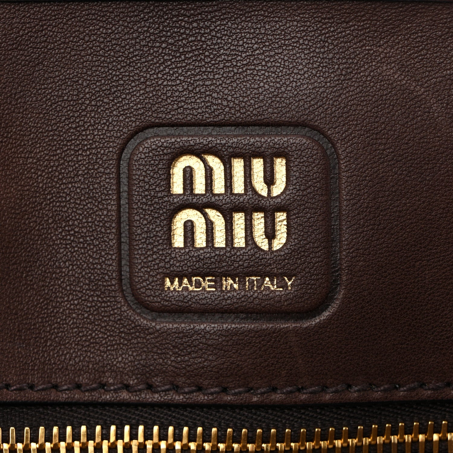 Miu Miu Nappa Medium Aventure Bag Radica 6 of 9
