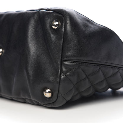 Chanel Calfskin Quilted Large Cambon Tote Black White 9 of 11