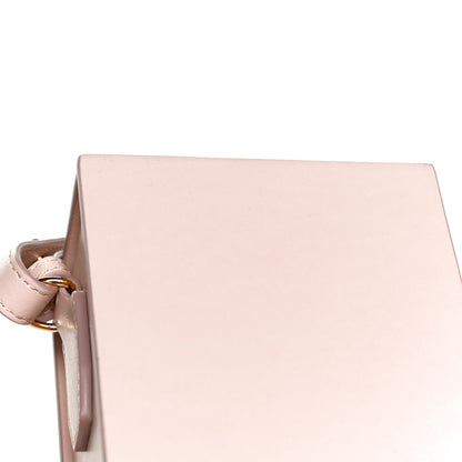 Fendi Vitello Fluffy Logo Vertical Box Rosa Quarzo Black 11 of 11