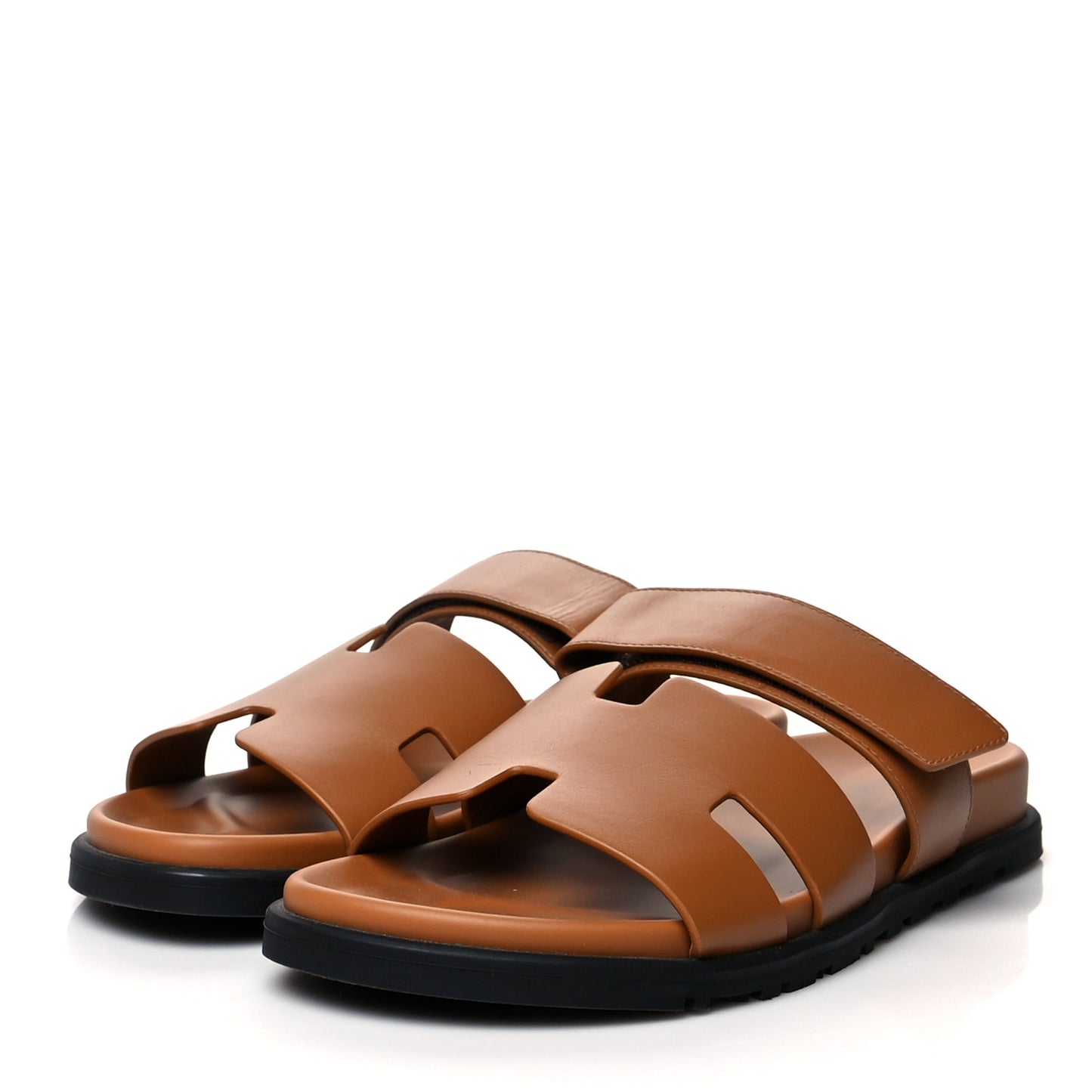 Calfskin Mens Chypre Sandals 42 Gold