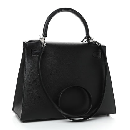 Hermes Epsom Kelly Sellier 28 Black 2 of 10