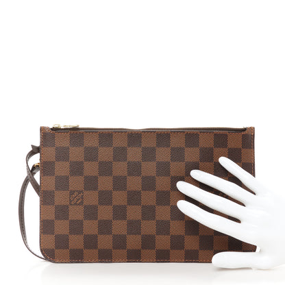 Louis Vuitton Damier Ebene Neverfull MM GM Pochette 2 of 8