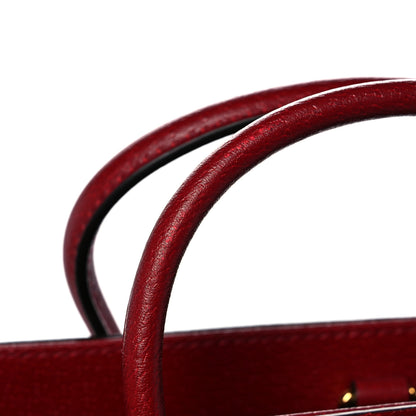 Gucci X DORAEMON Mini Vintage GG Supreme Monogram Large Tote Bag Beige Cherry Red 14 of 15
