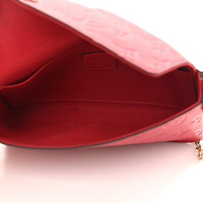Louis Vuitton Empreinte Pochette Felicie Chain Wallet Cherry 6 of 13