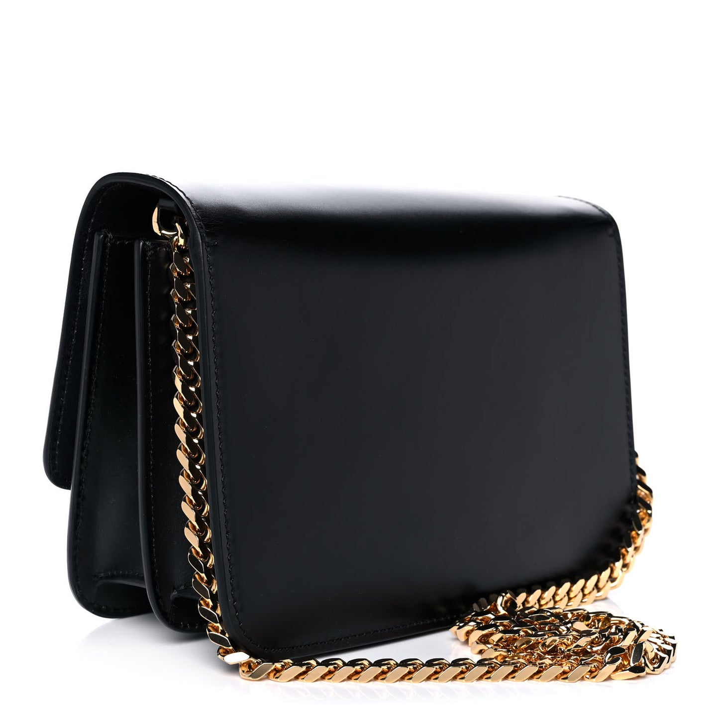 Calfskin Gorilla Print Small TB Bag Black