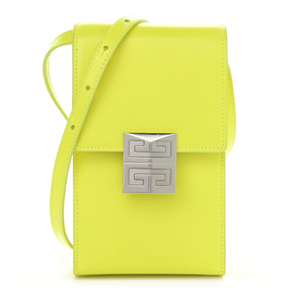 Givenchy Box Calfskin Mini 4G Vertical Bag Fluo Yellow 1 of 12
