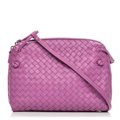 Bottega Veneta Nappa Intrecciato Pillow Crossbody Messenger Peony 1 of 7