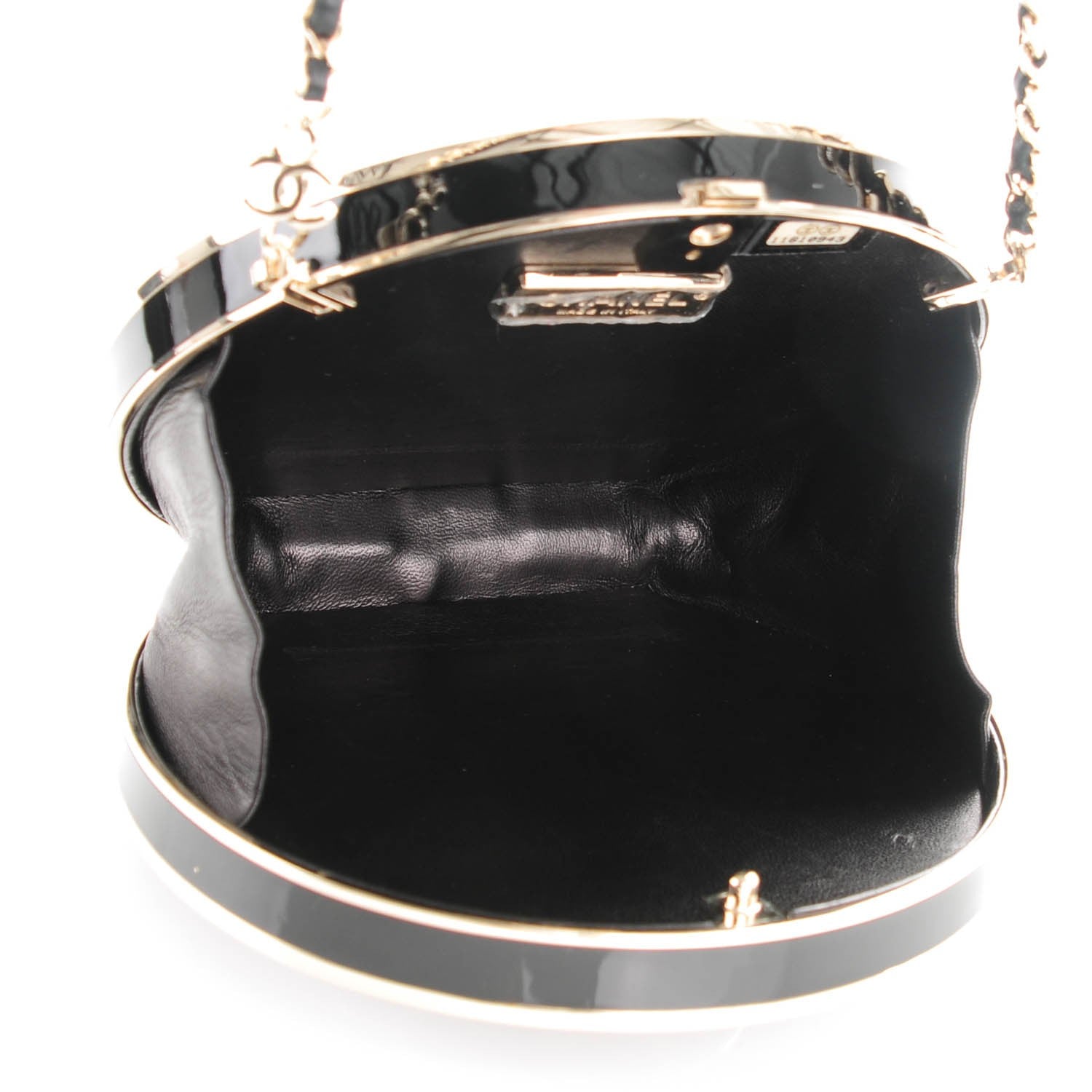 Chanel Perspex Gripoix Minaudiere Clutch Black 5 of 6