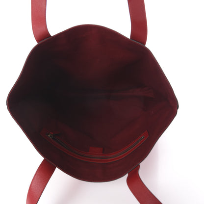 Gucci Canvas Calfskin Sylvie Stripe Logo Mens Tote Red White Blue 4 of 8