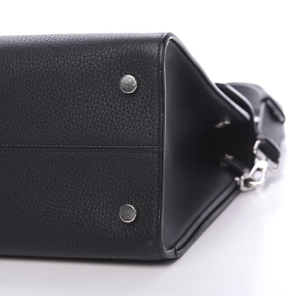 Christian Dior Grained Calfskin Medium Diorever Flap Black 7 of 8
