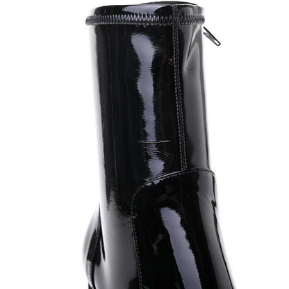 Louis Vuitton Patent Silhouette Ankle Boots 37.5 Black 9 of 10