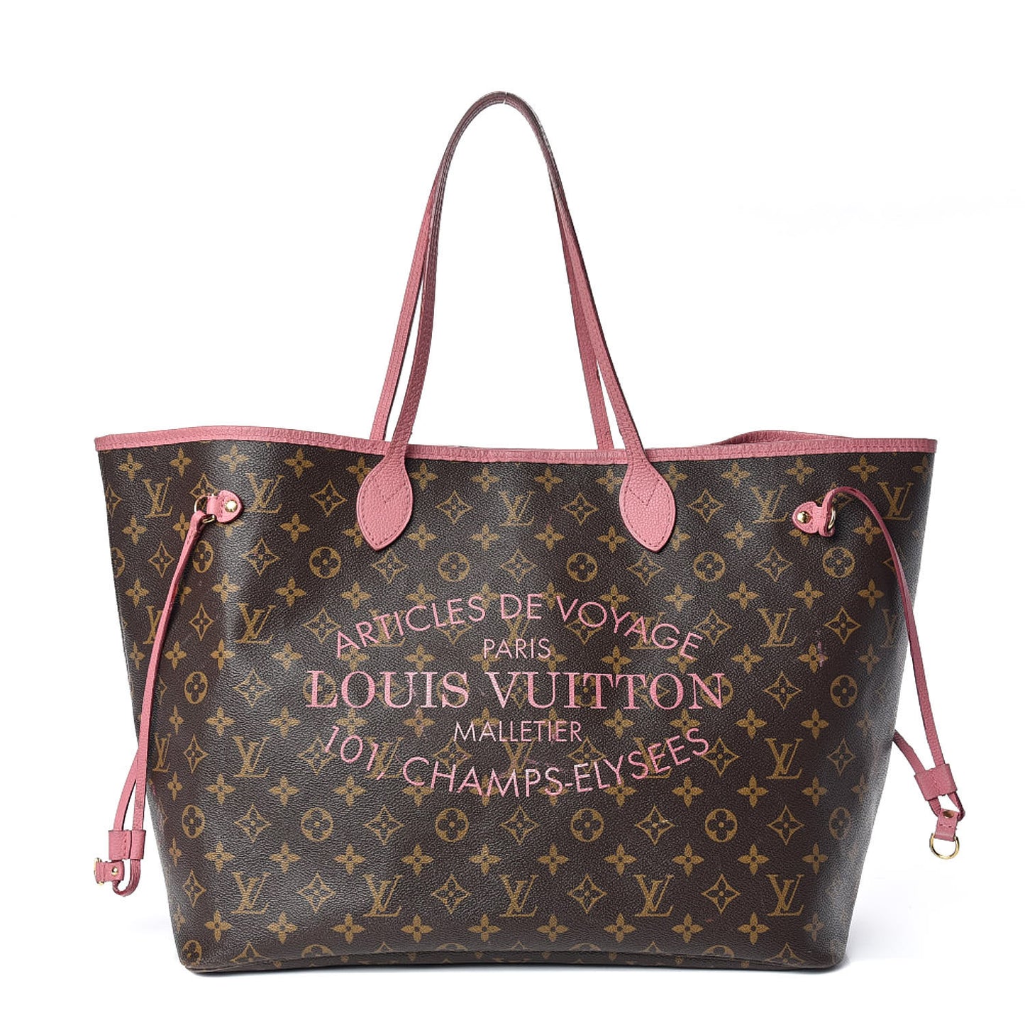 Monogram Articles de Voyage Ikat Neverfull GM Rose Velours