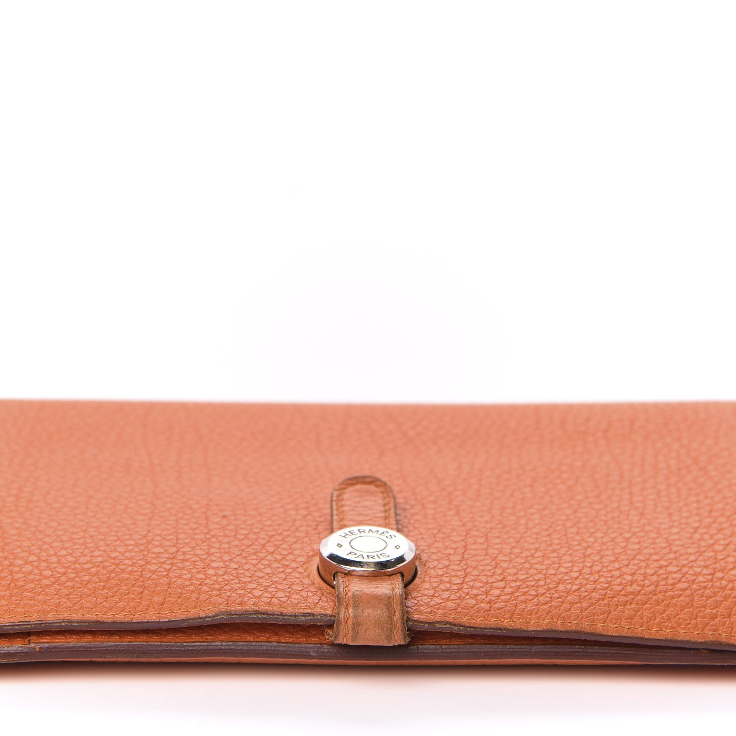 Hermes Togo Dogon Duo Wallet Orange 9 of 15